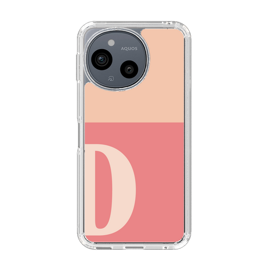 Slim Protection Case［ Original - initial two tone - D pink ］
