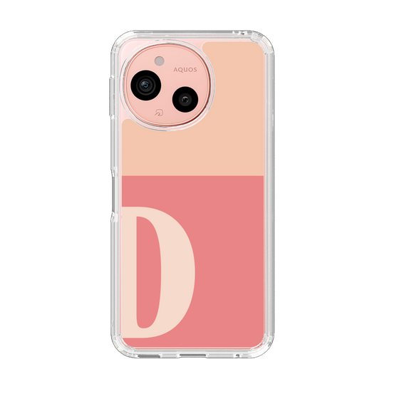Slim Protection Case［ Original - initial two tone - D pink ］