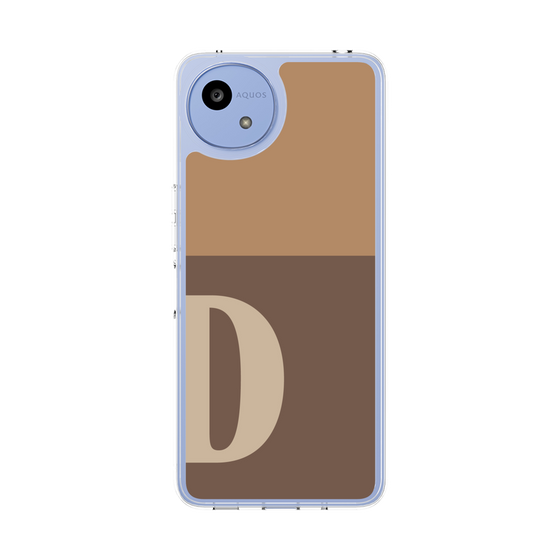 Slim Protection Case［ Original - initial two tone - D brown ］