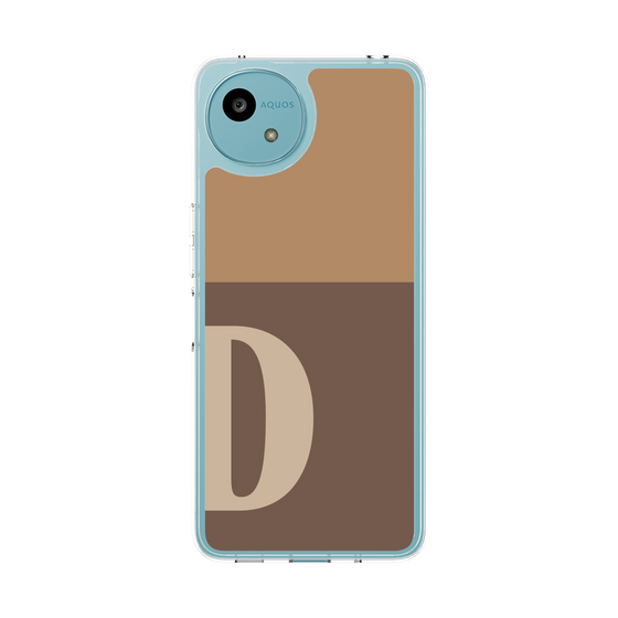 Slim Protection Case［ Original - initial two tone - D brown ］