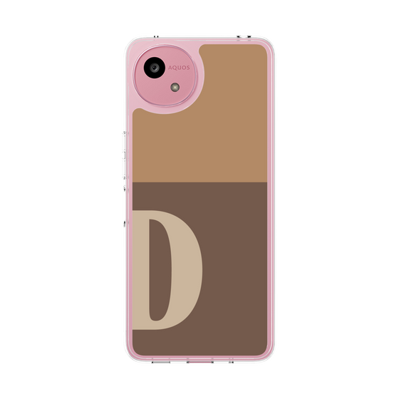 Slim Protection Case［ Original - initial two tone - D brown ］