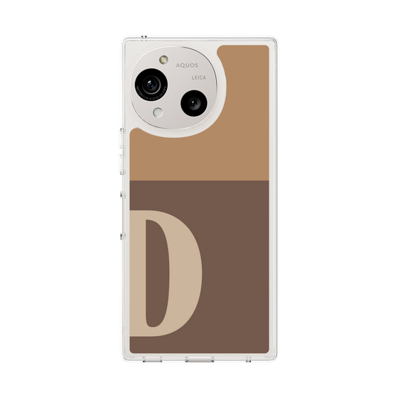 Slim Protection Case［ Original - initial two tone - D brown ］