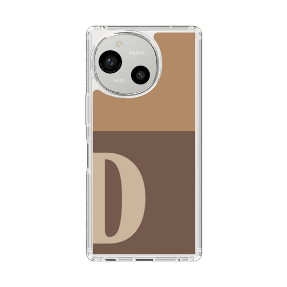 Slim Protection Case［ Original - initial two tone - D brown ］