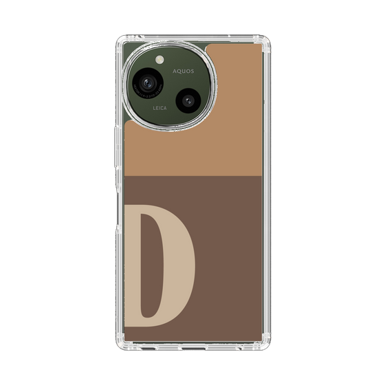 Slim Protection Case［ Original - initial two tone - D brown ］