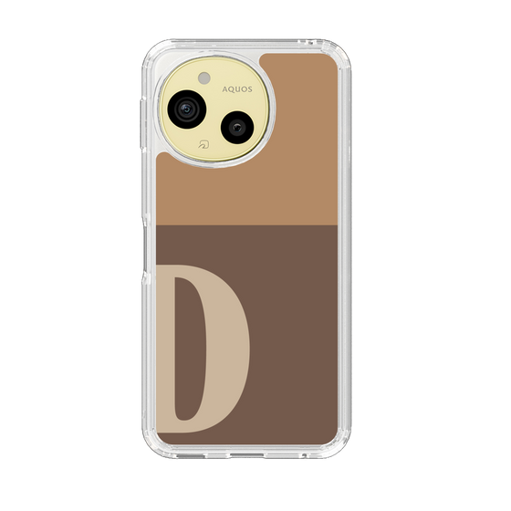 Slim Protection Case［ Original - initial two tone - D brown ］