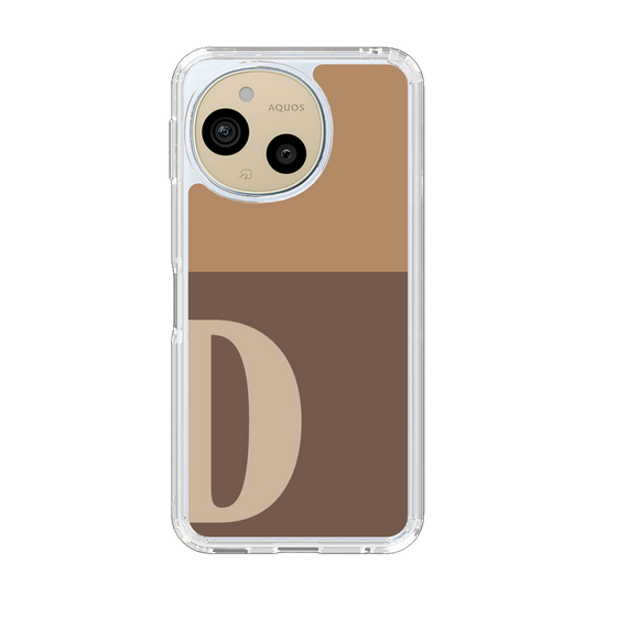 Slim Protection Case［ Original - initial two tone - D brown ］