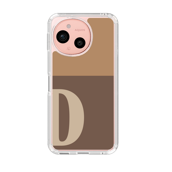 Slim Protection Case［ Original - initial two tone - D brown ］