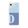 Slim Protection Case［ Original - initial two tone - D blue ］