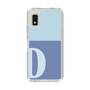 Slim Protection Case［ Original - initial two tone - D blue ］