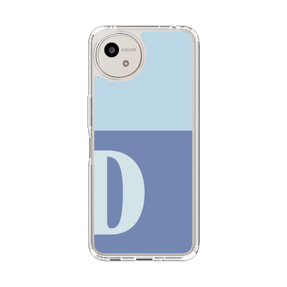 Slim Protection Case［ Original - initial two tone - D blue ］