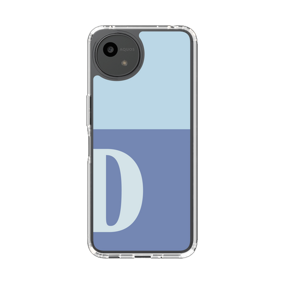 Slim Protection Case［ Original - initial two tone - D blue ］