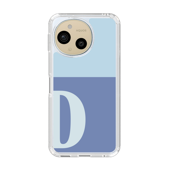 Slim Protection Case［ Original - initial two tone - D blue ］