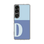 Slim Protection Case［ Original - initial two tone - D blue ］