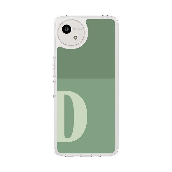 Slim Protection Case［ Original - initial two tone - D green ］