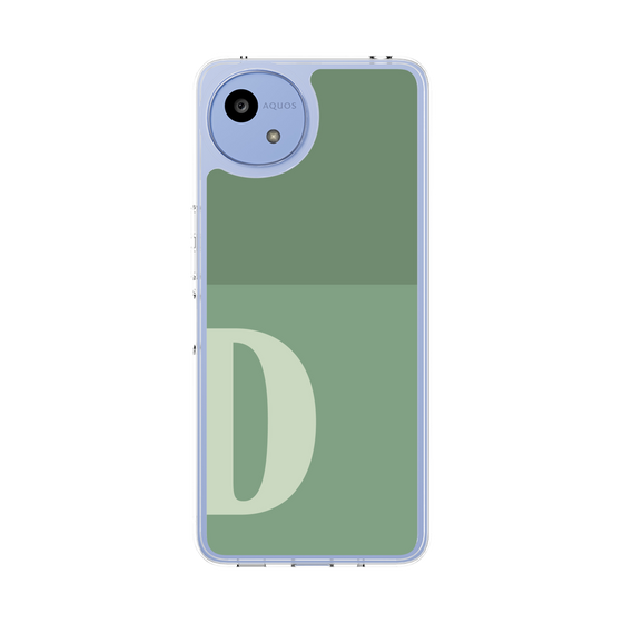 Slim Protection Case［ Original - initial two tone - D green ］