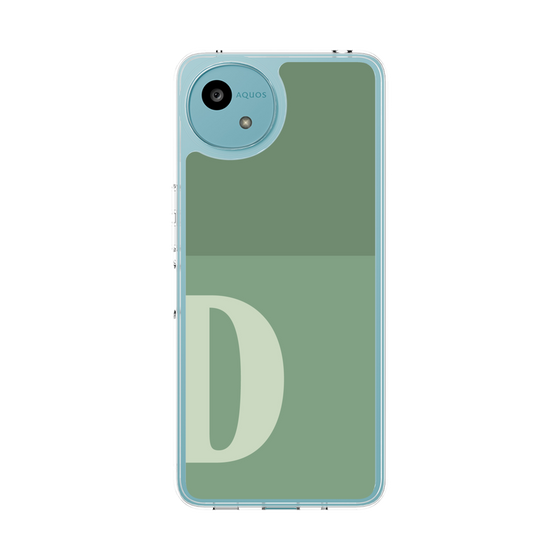 Slim Protection Case［ Original - initial two tone - D green ］