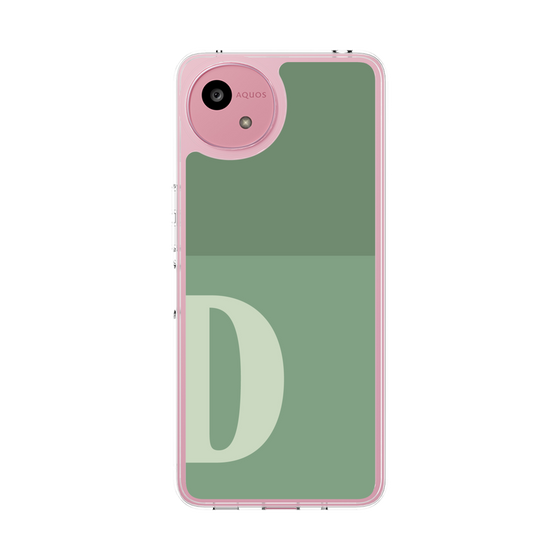 Slim Protection Case［ Original - initial two tone - D green ］