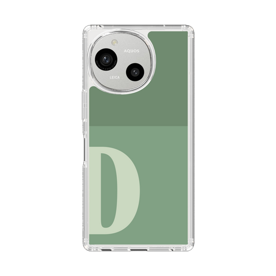 Slim Protection Case［ Original - initial two tone - D green ］