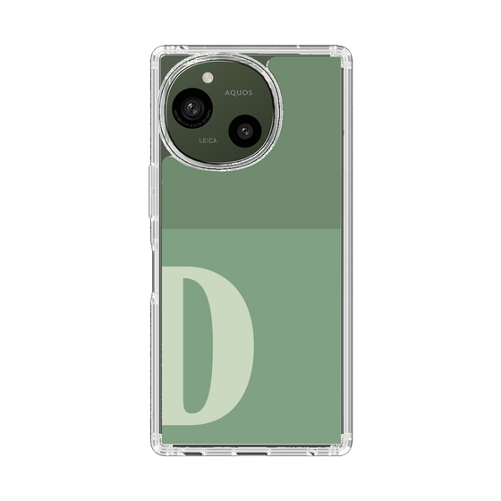 Slim Protection Case［ Original - initial two tone - D green ］