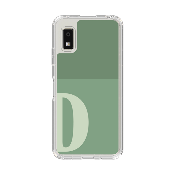 Slim Protection Case［ Original - initial two tone - D green ］