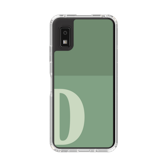 Slim Protection Case［ Original - initial two tone - D green ］