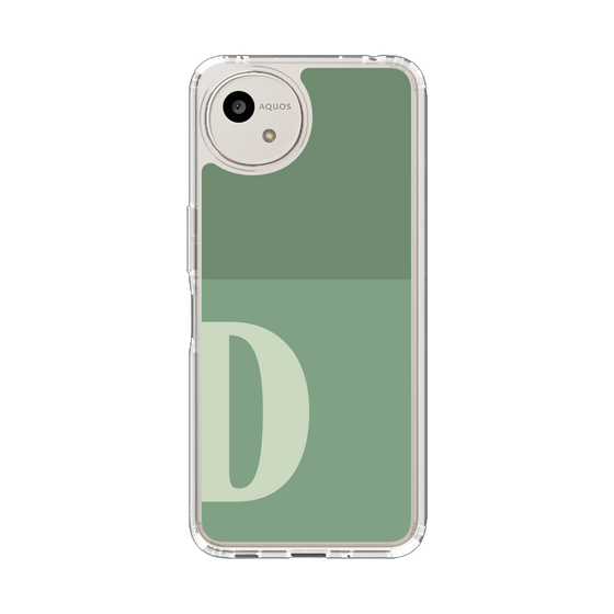 Slim Protection Case［ Original - initial two tone - D green ］