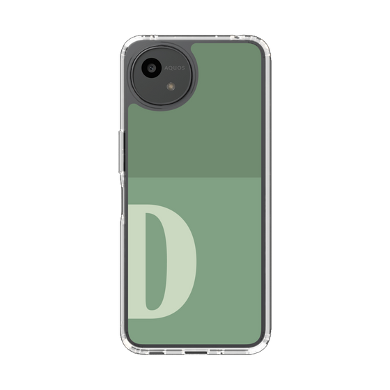 Slim Protection Case［ Original - initial two tone - D green ］