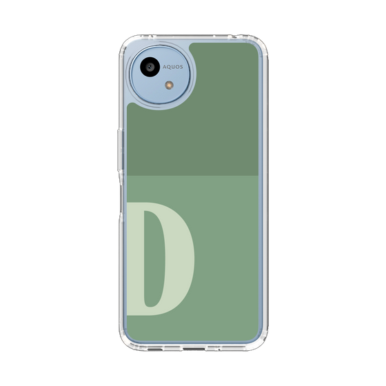 Slim Protection Case［ Original - initial two tone - D green ］