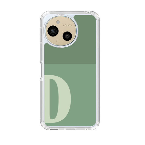 Slim Protection Case［ Original - initial two tone - D green ］