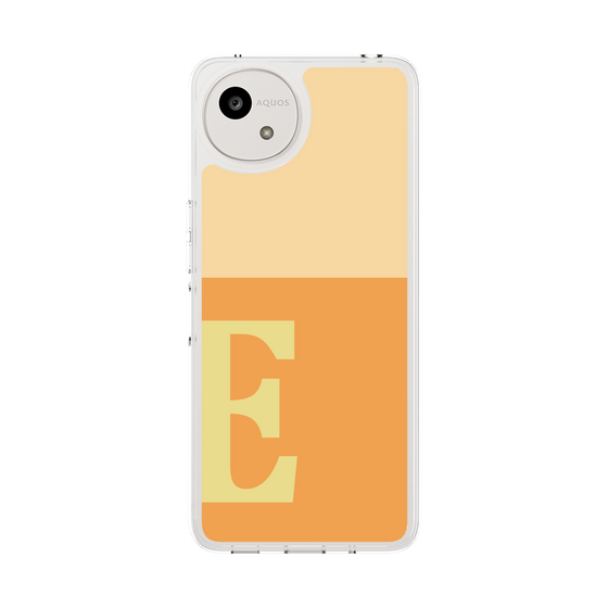 Slim Protection Case［ Original - initial two tone - E orange ］