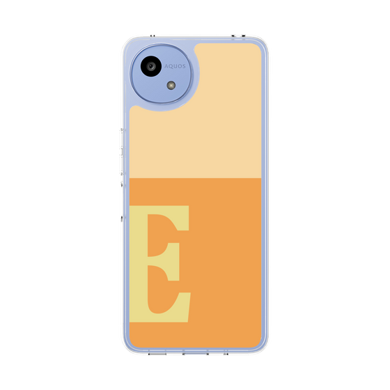 Slim Protection Case［ Original - initial two tone - E orange ］