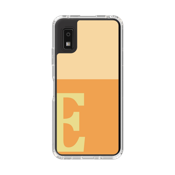Slim Protection Case［ Original - initial two tone - E orange ］