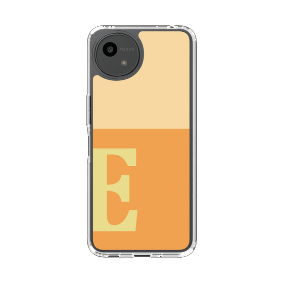 Slim Protection Case［ Original - initial two tone - E orange ］