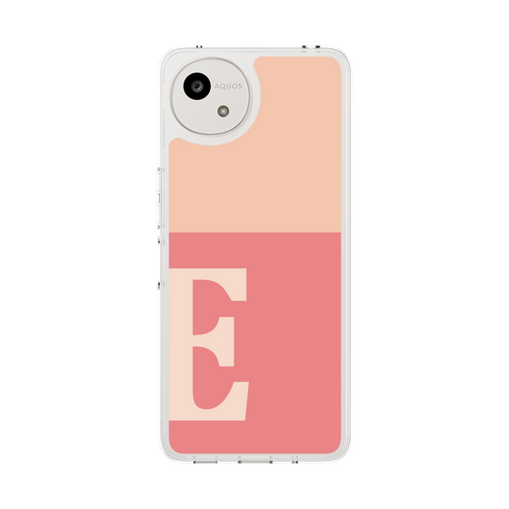 Slim Protection Case［ Original - initial two tone - E pink ］