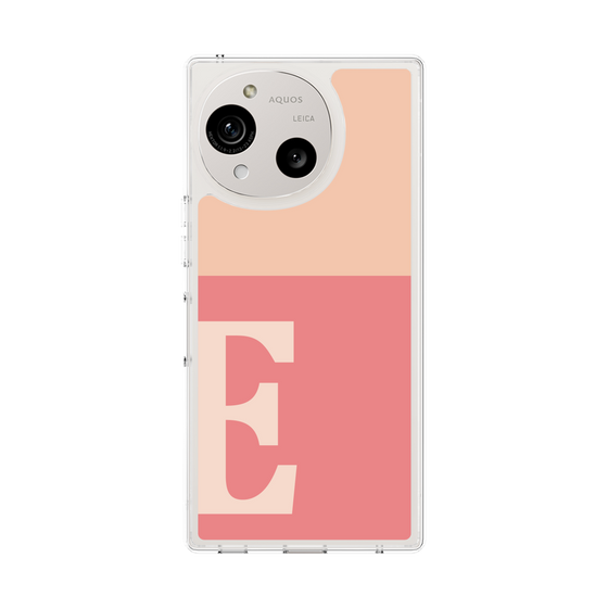 Slim Protection Case［ Original - initial two tone - E pink ］