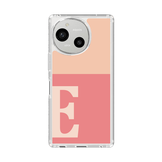 Slim Protection Case［ Original - initial two tone - E pink ］