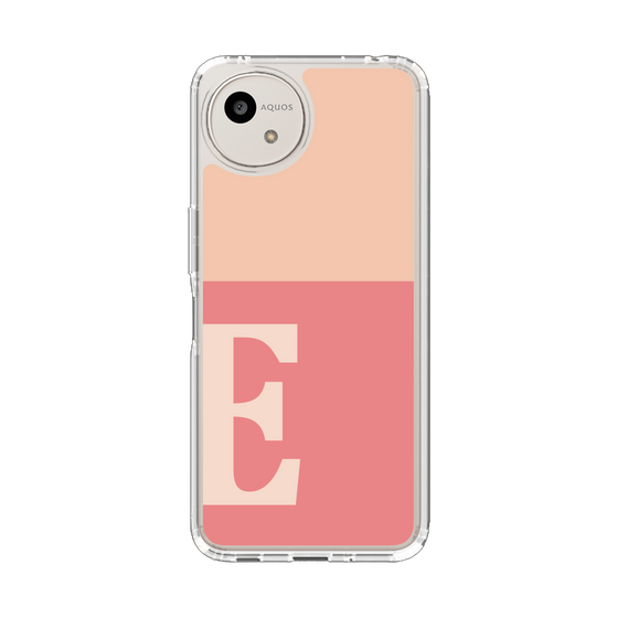 Slim Protection Case［ Original - initial two tone - E pink ］