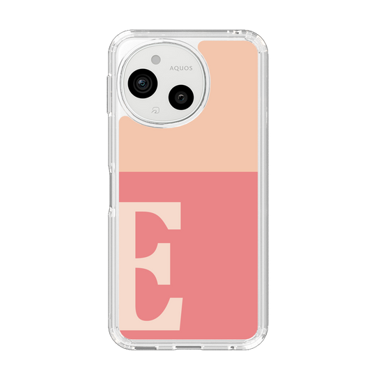 Slim Protection Case［ Original - initial two tone - E pink ］