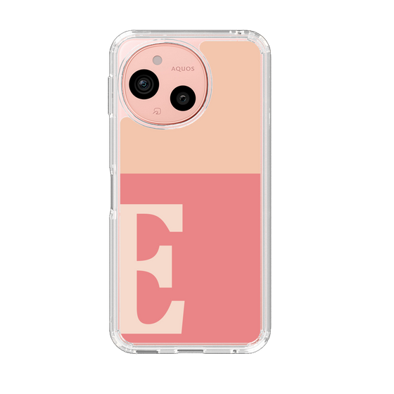Slim Protection Case［ Original - initial two tone - E pink ］