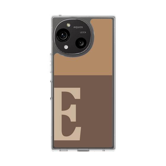 Slim Protection Case［ Original - initial two tone - E brown ］