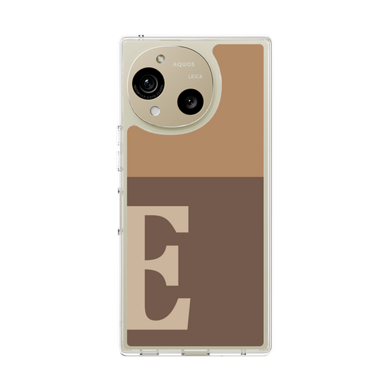 Slim Protection Case［ Original - initial two tone - E brown ］