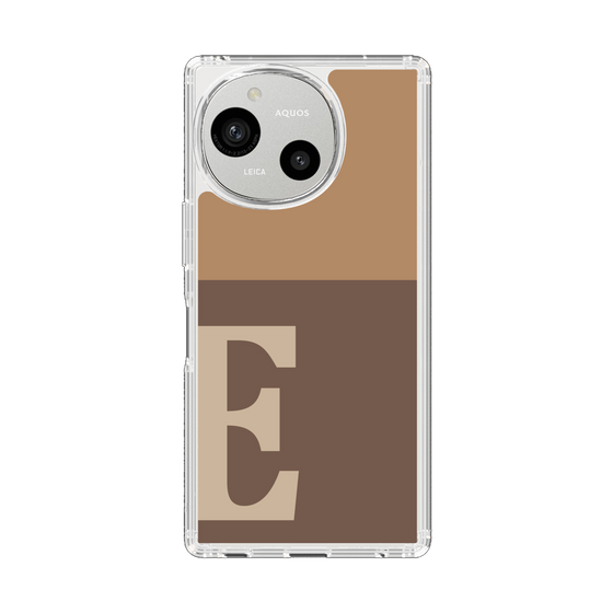 Slim Protection Case［ Original - initial two tone - E brown ］