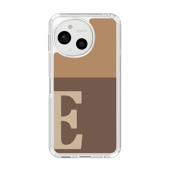 Slim Protection Case［ Original - initial two tone - E brown ］