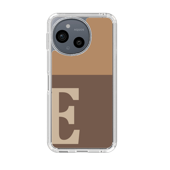 Slim Protection Case［ Original - initial two tone - E brown ］