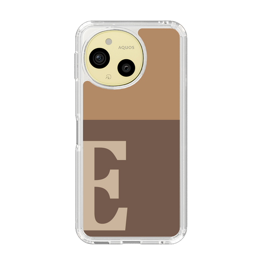 Slim Protection Case［ Original - initial two tone - E brown ］