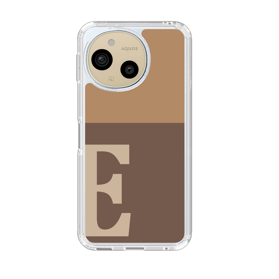 Slim Protection Case［ Original - initial two tone - E brown ］