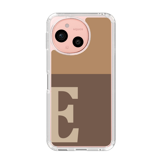 Slim Protection Case［ Original - initial two tone - E brown ］