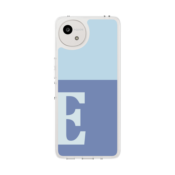 Slim Protection Case［ Original - initial two tone - E blue ］