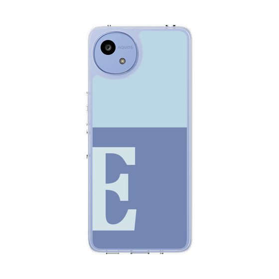 Slim Protection Case［ Original - initial two tone - E blue ］