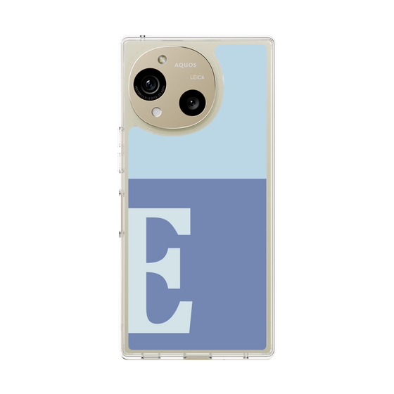 Slim Protection Case［ Original - initial two tone - E blue ］